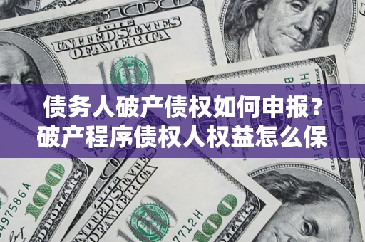 武汉债务人破产债权如何申报？破产程序债权人权益怎么保障？