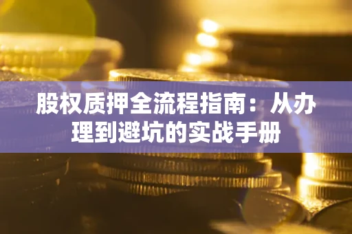 武汉股权质押全流程指南：从办理到避坑的实战手册