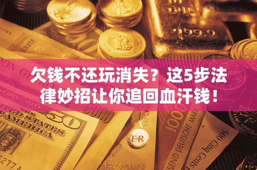 武汉欠钱不还玩消失？这5步法律妙招让你追回血汗钱！