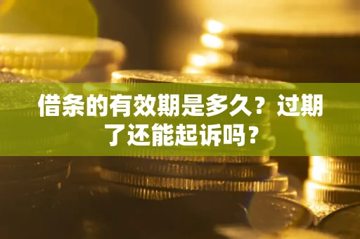 武汉借条的有效期是多久？过期了还能起诉吗？