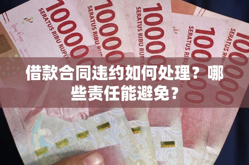武汉借款合同违约如何处理？哪些责任能避免？