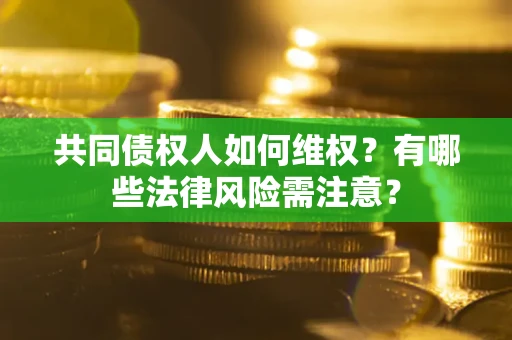 武汉共同债权人如何维权？有哪些法律风险需注意？