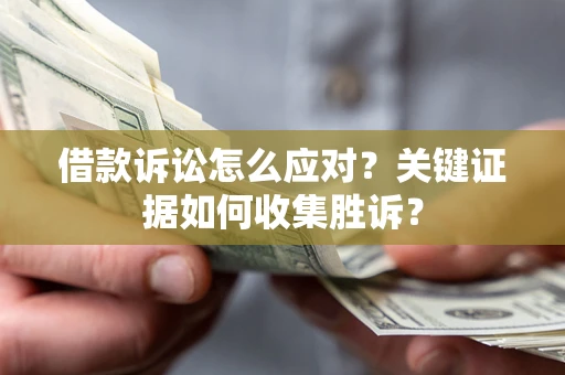 武汉借款诉讼怎么应对？关键证据如何收集胜诉？